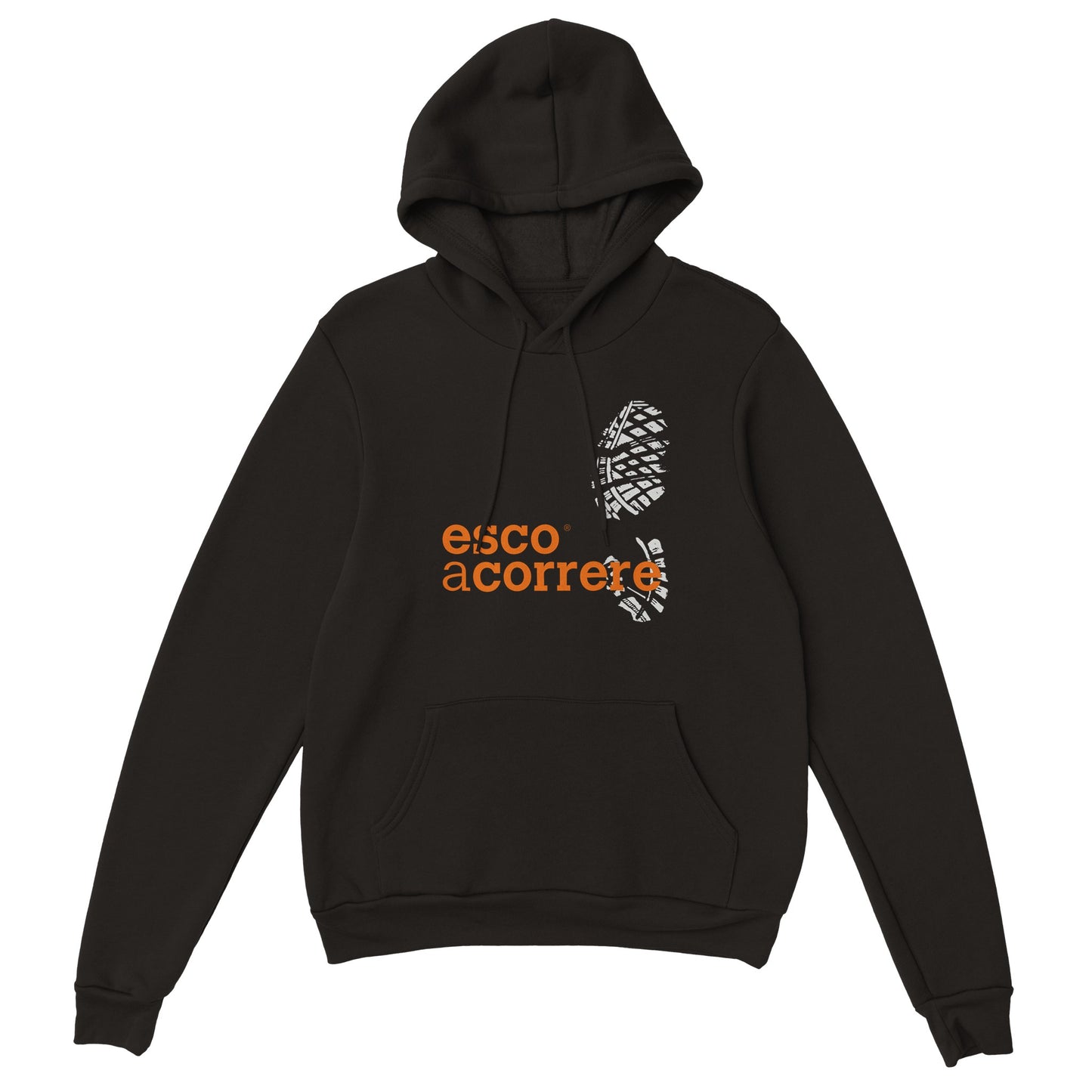 Felpa con Cappuccio "Esco a Correre - Runner"