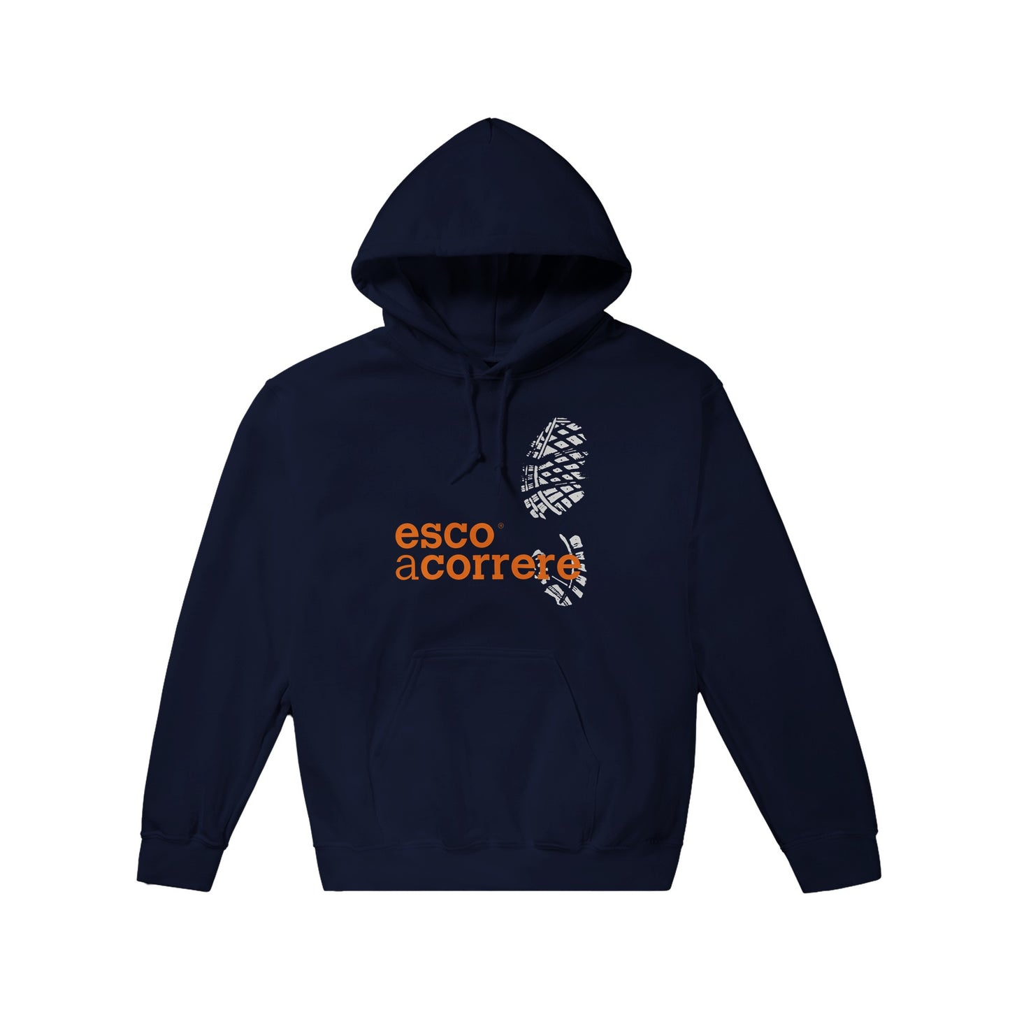 Felpa con Cappuccio "Esco a Correre - Runner"